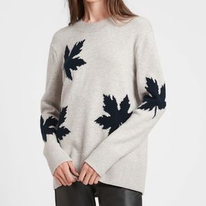 NWT Banana Republic Relaxed Maple Leaf Sweater
